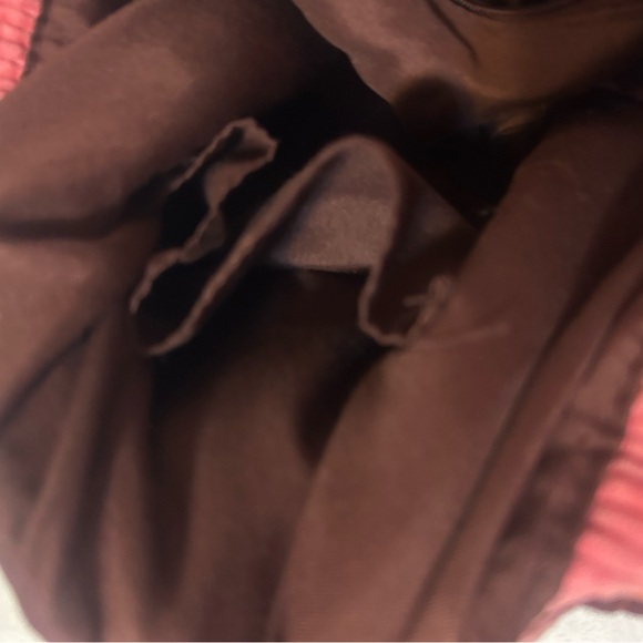 BDG URBAN OUTFITTERS CORDUROY Pink and brown burgundy Tote Bag - Picture 10 of 11